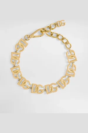 Dolce & Gabbana Choker With Multiple Dg Logos - Mujer Bisutería Metal Onesize