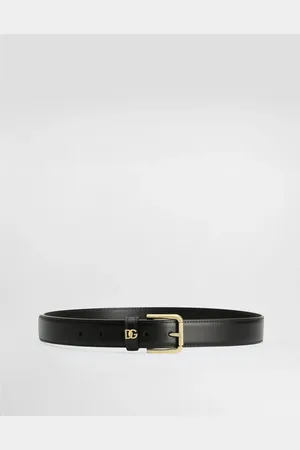 Dolce & Gabbana Cinturón Con Logotipo Dg - Mujer Cinturones Piel 65