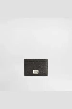 Dolce & Gabbana Tarjetero De Piel De Becerro Con Placa Del Logotipo - Hombre Carteras Y Marroquinería Piel Onesize