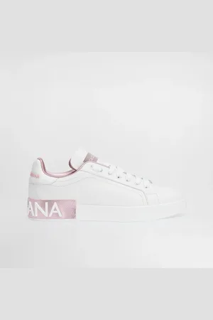 Dolce & Gabbana Zapatillas Portofino De Napa De Becerro - Mujer Zapatillas Rosa Piel 34