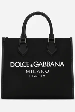 Dolce & Gabbana Bolso Shopper Pequeño De Nailon Con Logotipo Engomado - Hombre Bolsos Shopper Nailon Onesize