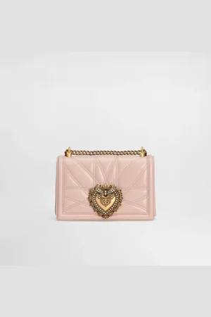 Dolce & Gabbana Sac Devotion Moyen Format En Cuir Nappa Matelassé - Mujer Bolsos Al Hombro Y Bandoleras Rosa Palo Piel Onesize