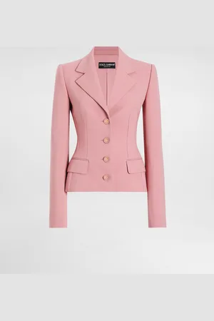 Dolce & Gabbana Chaqueta Dolce De Botonadura Sencilla En Crepé De Lana - Mujer Chaquetas 36