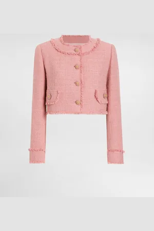 Dolce & Gabbana Chaqueta Corta De Tweed Raschel - Mujer Chaquetas 36