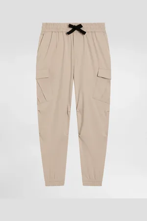 Dolce & Gabbana Pantalones Cargo De Punto Elástico Con Placa Con Logotipo - Hombre Pantalones Y Shorts 5 Years
