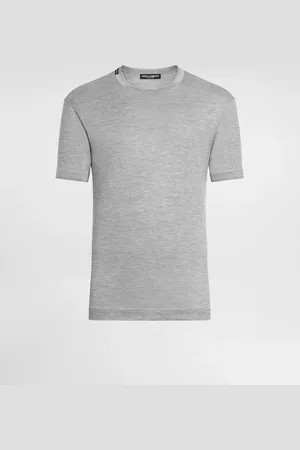 Dolce & Gabbana Camiseta De Manga Corta De Seda - Hombre Camisetas Y Polos 44