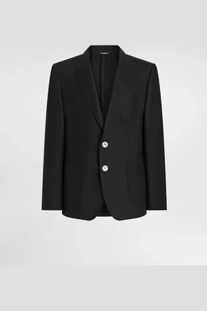 Dolce & Gabbana Chaqueta De Botonadura Sencilla Portofino De Lino - Hombre Trajes Y Americanas Lino 60