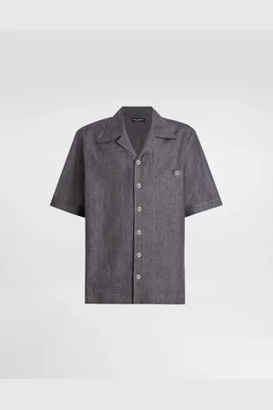 Dolce & Gabbana Camisa Hawaii En Tela De Lino - Hombre Camisas 38