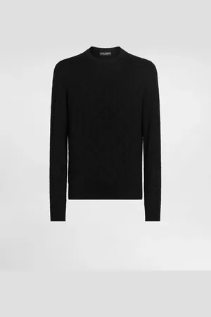 Dolce & Gabbana Jersey De Seda Con Cuello Redondo - Hombre Prendas De Punto 44