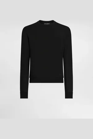 Dolce & Gabbana Jersey De Seda Con Cuello Redondo - Hombre Prendas De Punto 46