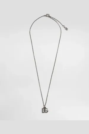 Dolce & Gabbana Collar Con Logotipo Dg - Hombre Bisutería Metal Onesize