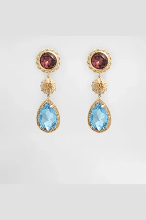 Dolce & Gabbana Pendientes De Clip Con Pedrería - Mujer Bisutería Metal Onesize