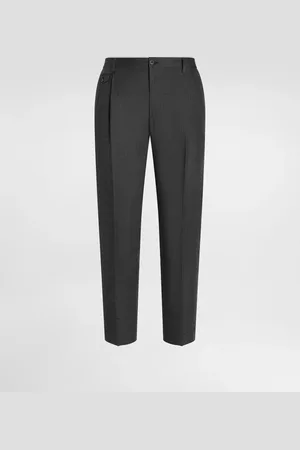 Dolce & Gabbana Pantalón En Tela De Lino Lavada - Hombre Pantalones Largos Y Cortos 44