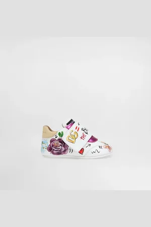 Dolce & Gabbana Zapatilla En Piel De Becerro - Mujer Zapatos Recién Nacida (16-20) Blanco 16