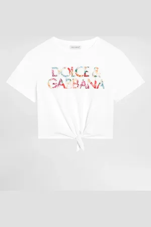 Dolce & Gabbana Camiseta De Manga Corta Con Estampado - Mujer Camisetas Y Sudaderas 2 Years Years
