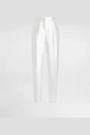 Dolce & Gabbana Pantalón De Seda - Mujer Pantalones Largos Y Cortos 38