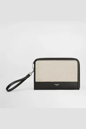 Dolce & Gabbana Salt&pepper Calfskin Atene Clutch Bag - Hombre Porta Documentos Y Carteras De Mano Onesize