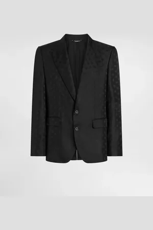 Dolce & Gabbana Chaqueta De Botonadura Sencilla Sicilia Light En Sarga De Seda - Hombre Trajes Y Americanas 48