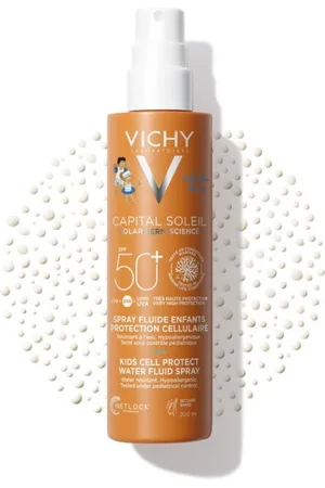 Vichy Capital Soleil Kids Cell Protect Water Fluid Spray Protección solar 200 ml unisex