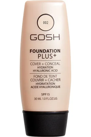 Gosh Foundation Plus+ Cover Y Conceal Spf15 Bases de maquillaje 30 ml 02,Ivory