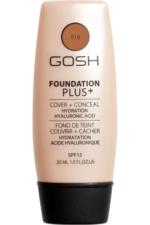 Gosh Foundation Plus+ Cover Y Conceal Spf15 Bases de maquillaje 30 ml 10,Tan