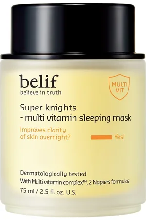 belif Super knights – multi vitamin sleeping mask Mascarillas iluminadoras 75 ml unisex