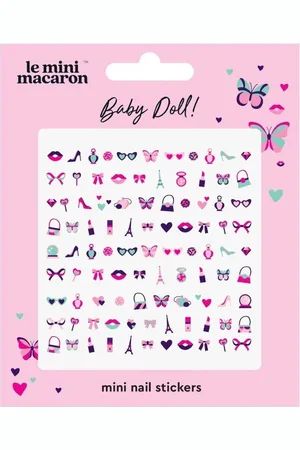 Le Mini Macaron Mini Nail Stickers - Baby Doll Uñas postizas y diseños de uñas 7 g