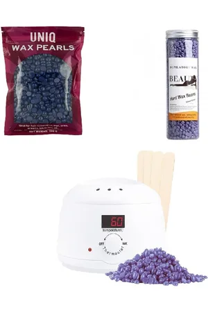 Uniq Calentador De Cera Con Perlas De Cera 500g Para Depilación Maquinillas de afeitado y depilación unisex