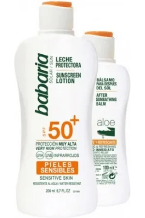 Babaria Leche Solar Piel Sensible Spf50 Y After Sun After sun 300 ml unisex