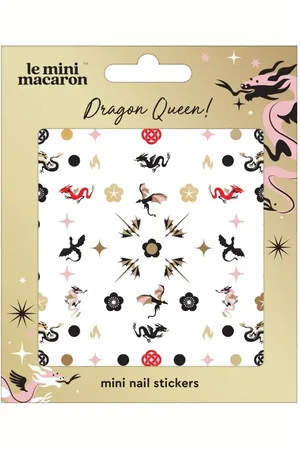 Le Mini Macaron Mini Nail Stickers - Dragon Queen Uñas postizas y diseños de uñas 7 g
