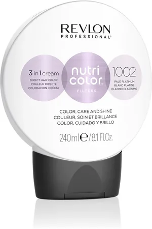 Revlon Nutri Color Filters 3 in 1 Cream No. 1002 - Platinum Tintes temporales 240 ml Gris unisex