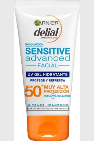 Garnier Delial Uv Gel Hidratante IP50+ Protección solar 50 ml unisex