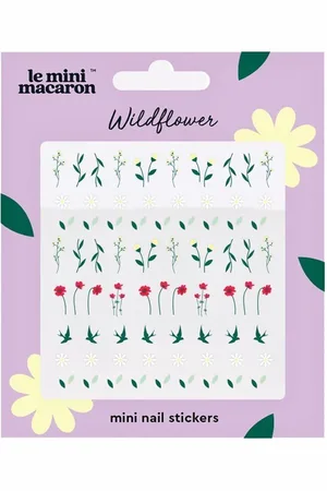 Le Mini Macaron Mini Nail Stickers Wildflowers Uñas postizas y diseños de uñas 7 g 7 GR
