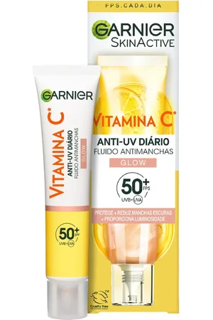 Garnier Skin Active Vitamina C Fluido Uv Diario Iluminador Efecto Glow Antimanchas 40 ml unisex