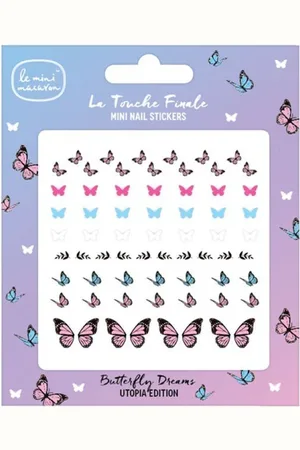 Le Mini Macaron Mini Nail Stickers Butterfly Dreams Uñas postizas y diseños de uñas 7 g 7 GR