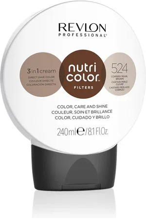 Revlon Nutri Color Filters 3 in 1 Cream Tintes permanentes 240 ml Negro unisex