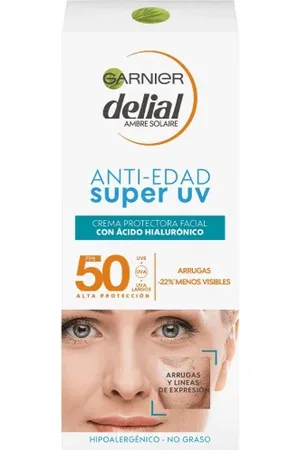 Garnier Delial Antiedad Super Uv Crema Protectora Facial Protección solar 50 ml female