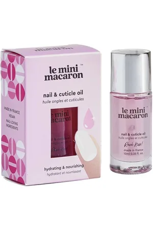 Le Mini Macaron Rosé Kiss Nail And Cuticle Oil Cuidado de uñas 10 ml 10 ML