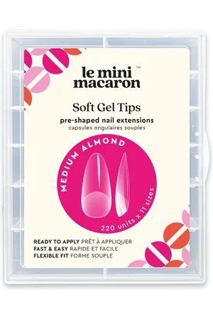 Le Mini Macaron Le Gel Tips - Medium Almond Uñas postizas y diseños de uñas 8 g 8 gr
