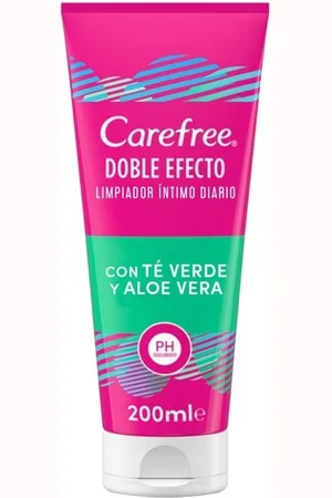 Carefree Doble Efecto Limpiador Ântimo Diario Con Té Verde Y Aloe Vera Cuidado Íntimo 200 ml female