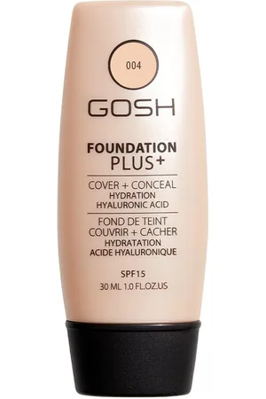 Gosh Foundation Plus+ Cover Y Conceal Spf15 Bases de maquillaje 30 ml 04,Natural