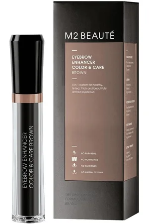 M2 Beauté Enhancer Color & Care Geles de cejas 6 ml Brown