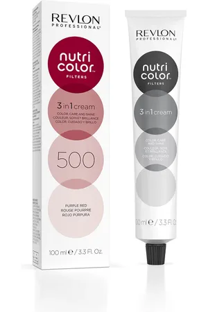 Revlon Nutri Color Filters 3 in 1 Cream No. 500 - Purple Red Mascarillas para el cabello 100 ml Marrón unisex