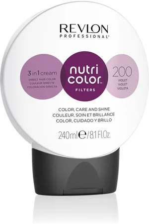 Revlon Nutri Color Filters 3 in 1 Cream No. 200 - Violet Mascarillas para el cabello 240 ml Negro unisex