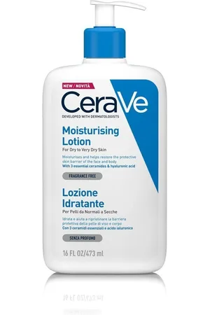 Cerave Loción Hidratante Para rostro y cuerpo Textura fluida y no grasa Cremas corporales 473 ml unisex
