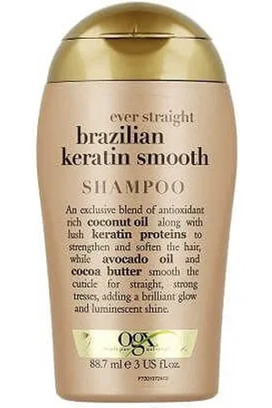 Ogx Champú Keratina Brasileña Cabellos Ondulados O Rizados Champús 88.7 ml unisex
