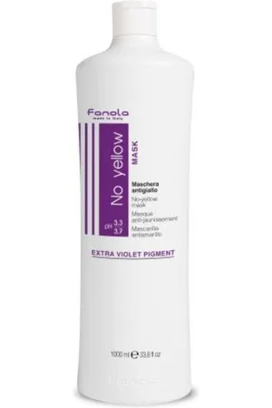 Fanola Maschera Antigiallo Mascarillas para el cabello 1000 ml unisex