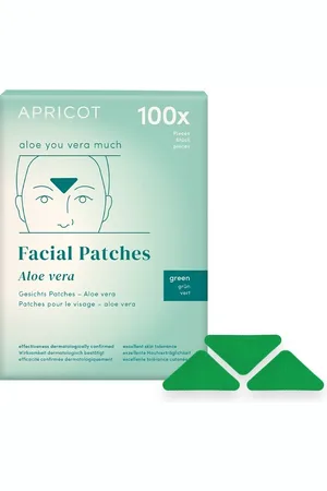 Apricot Parches Faciales de Algodón con Aloe Vera - paquete 100 Mascarillas de celulosa 100 g unisex