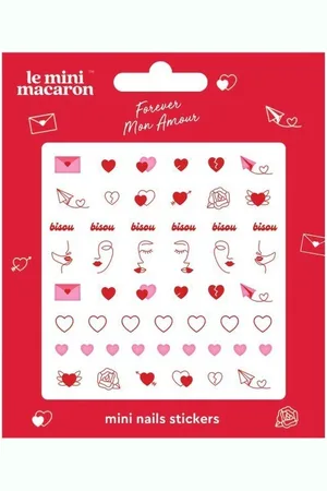 Le Mini Macaron Mini Nail Stickers Forever Mon Amour Uñas postizas y diseños de uñas 7 g 7 GR