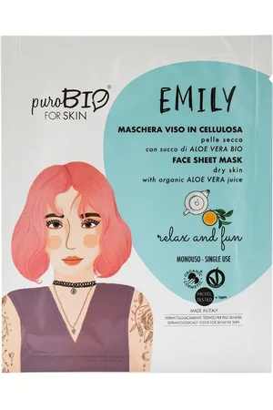 Purobio Emily Face Mask Pure Cellulose Mascarillas iluminadoras 15 ml female